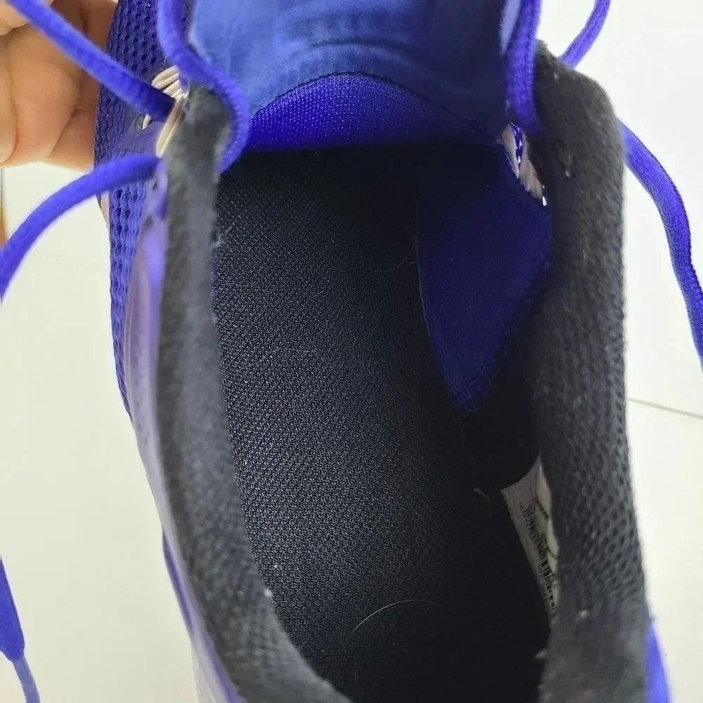 Nike big kids Air Max 2013 running shoes in hyper blue/white